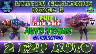 Grim Wolf Limited Challenge Stage 6 | Bloodlust Stage 6 (2 Fully Auto Teams) A Dark Deceit- Part 4