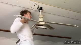 500 subscriber special. Smashing a Lanson ceiling fan