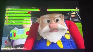 Toy Story 2: (1999) Final Battle with healthbars