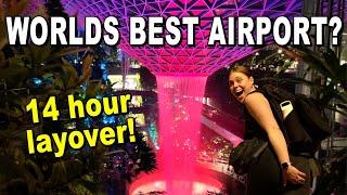 We scheduled a long 14 hour layover in the Singapore Airport!