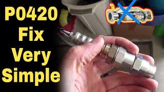 How to fix DTC Code P0420 using oxygen sensor Spacer/Adapter | The Car Doctor Pakistan