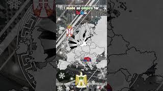 I made an empire for Serbia #mapping #map  #usa  #ww1 #europe #history #geography #countryballs