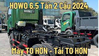 REVIEW Xe Ben HOWO 6,5 Tấn 2 Cầu 2024 - Tải TO Máy TO HƠN| 0383.368.978