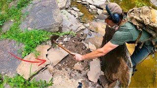 I Can't Believe We Found This Under a Rock! (Creek Treasure & Detecting)