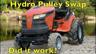 Pulley Swapping a Hydro, Did it Work?