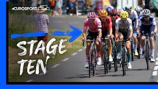 The Riders Return With Superb Stage 10 | Tour de France Highlights | Eurosport