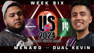 MenaRD (Zangief) vs. Dual Kevin (Rashid) - Bo1 - Street Fighter League Pro-US Week 6