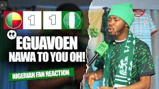 BENIN REPUBLIC 1-1 NIGERIA ( Kurotams -NIGERIAN FAN REACTION)-2025 AFCON Qualifiers HIGHLIGHTS 23-24