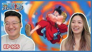 LUFFY'S WANO RED HAWK! | One Piece Episode 905 Couples Reaction & Discussion