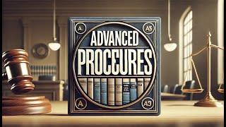 Advanced Criminal Procedural Workflow - Part 1