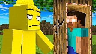 I Trolled My Friend with Fake Blocks in Minecraft
