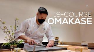 $175 Amazingly Beautiful 19-Course Sushi Omakase - Sushi Kuuya * Vlog | 4K