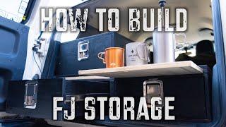 FJ Cruiser REAR STORAGE Drawer Build (FULL GUIDE) for Overlanding and Car Camping - PART 2