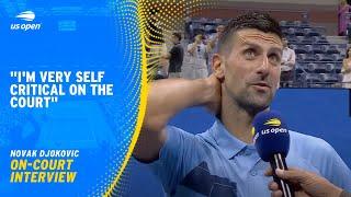 Novak Djokovic On-Court Interview | 2024 US Open Round 1