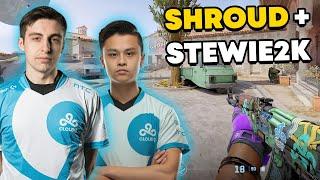 BEST CLOUD9 DUO IS BACK!! SHROUD & STEWIE2K PLAY NEW DE_INFERNO IN CS2 PREMIER MODE!!