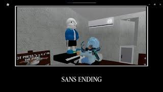 How to get the Sans Ending in ROBLOX NPCs are becoming smart!