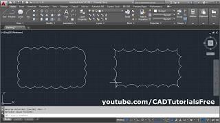 AutoCAD Revision Cloud Rectangle | AutoCAD Rectangular Revision Cloud