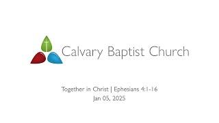 Calvary Guelph - January 5, 2025