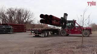 Taylor T-520M Forklift in Action