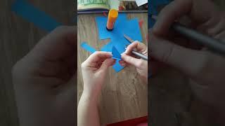 Blumen basteln.. how to make paper flower #handmade #kids #relaxing #bastelnauspappe