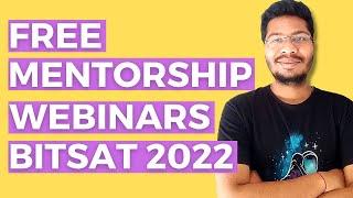 FREE Mentorship Webinars by Ambuj Saxena ~Final Year Student BITS Pilani | BITSAT 2022