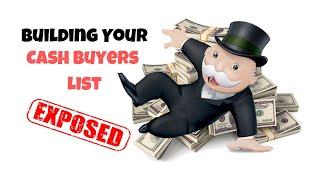 CASH BUYERS LIST [EXPOSED] The Wholesalers Toolbox