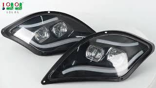 10L0L Deluxe Golf Cart Light Kit For Yamaha Drive 2#golf #golfcart #yamaha #light #golfswing