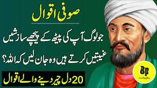 Rumi Quotes | Sufi Quotes | Aqwal E Zareen | Quotes In Urdu | Pechay Se Batain | Islamic Quotes