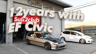 Honda Civic (EF) Track build & Driver Interview