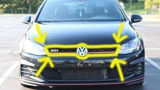 HOW TO REMOVE GTI GRILLE/CHECK FRONT ASSIST SENSOR