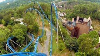 Wild Eagle right front seat on-ride HD POV @60fps Dollywood