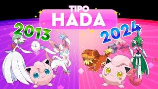 Evolución del Tipo Hada: Gen 6 - 9