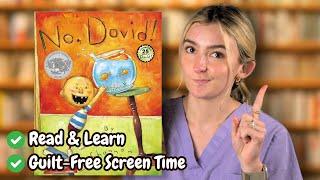 Speech Therapist Reads "No, David!" | Early Language Skills | Read Aloud