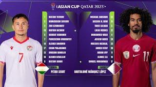 Highlight Piala Asia Qatar vs Tajikistan 1 0 #pialaasia2024