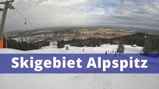 Skigebiet Alpspitz im Allgäu