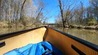 Canoeing in Crabtree Creek