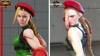 Street Fighter 6 - All Character Costumes Comparison (Classic Outfits) - SF5 vs SF6