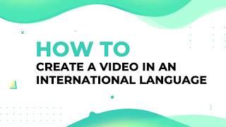 How To Create a Video in an International Language with Videomaker | Designs.ai