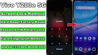 How To Hard Resett/Factory Reset in Vivo Y200e 5G/All Vivo Unlock Screen Lock Password PIN Pattern