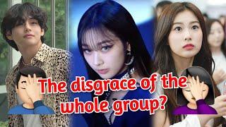 Kpop idols who are a Disgrace of their groups?