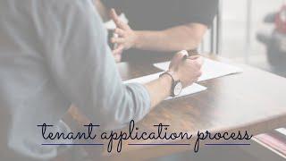 What is the Tenant Application Process? | Alpharetta Property Managers Explain