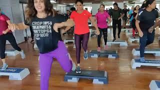 Steps Aerobics With Madhu || Steppers Full body workout ||