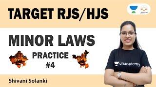 Minor Laws - 4 | Target RJS/HJS | Judiciary Exams