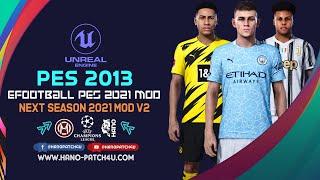 PES 2013 Full Mod eFootball PES 2021 V2 - Download & Install