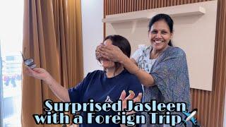 Surprised Jasleen with her first foreign Trip ️ #vlog #vihaannjasleen #jahaann