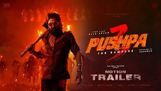 Pushpa 3 : The Rampage - Notion Trailer | Allu Arjun | Vijay Deverakonda | Rashmika | Sukumar | PIT