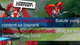 Batute yung Content sa Low Rank