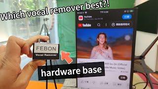 which live Vocal Remover best?  Apple Music, Sound Card, or hardware  Vocal Remover adapter