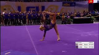 Olivia Dunne Floor LSU vs Ohio State 2024 9.875