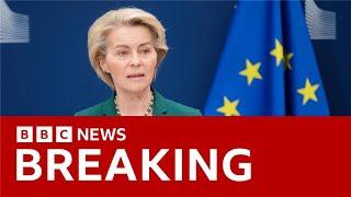 EU puts counter-tariffs on hold for 90 days after US pauses its higher tariffs | BBC News